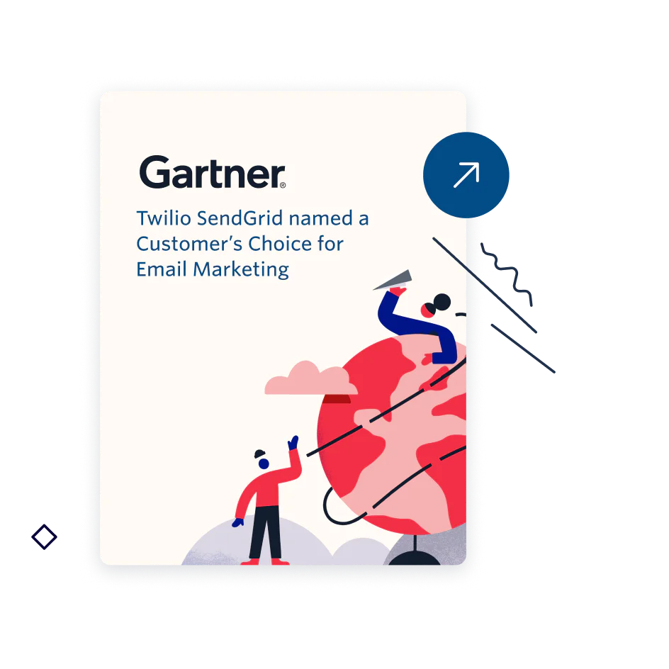 Gartner Report: Twilio SendGrid named a Customer's Choice for Email Marketing