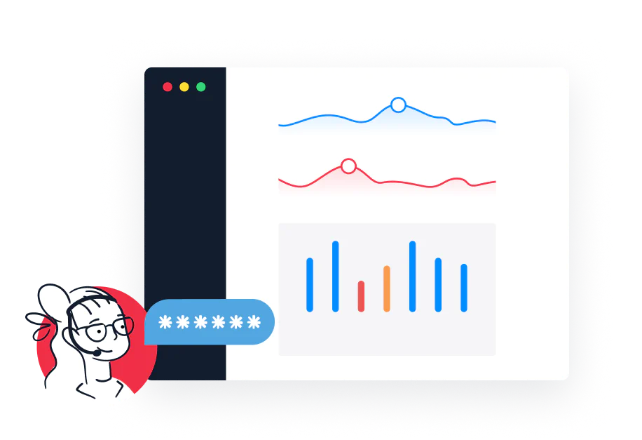 Metrics and data in various graphs, showing success with Twilio Partners