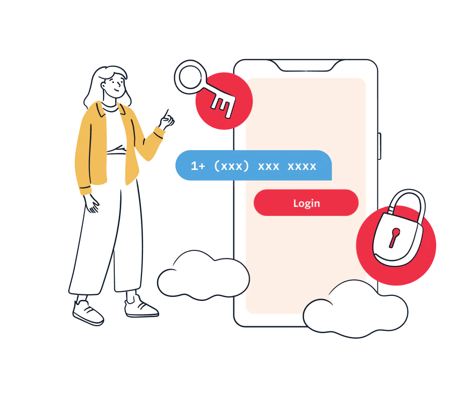 Twilio verification and identity illustration