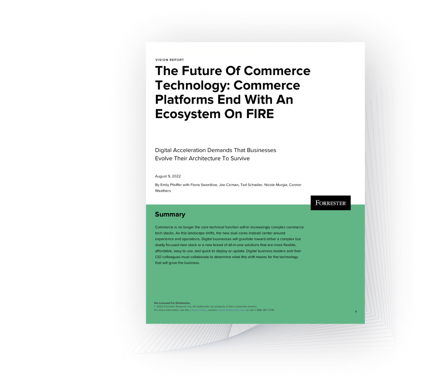 Cover image the futue of commerce technology report forrester